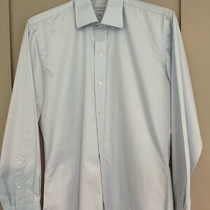 Elegant Light Blue Dress Shirt